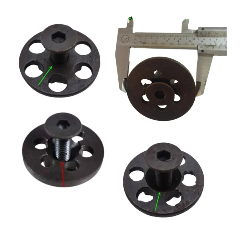 Air Compressor Valve Plate Valve Screw Seat Round Shrapnel Air Pump Fittings Valve Iron Steel Plate