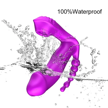 Sucking Female Vibrators For Women Clitoris Powerful Clit Sucker Vibrating Anal Dildos Stimulator Wearable Adult Sex Toys 3IN1 4