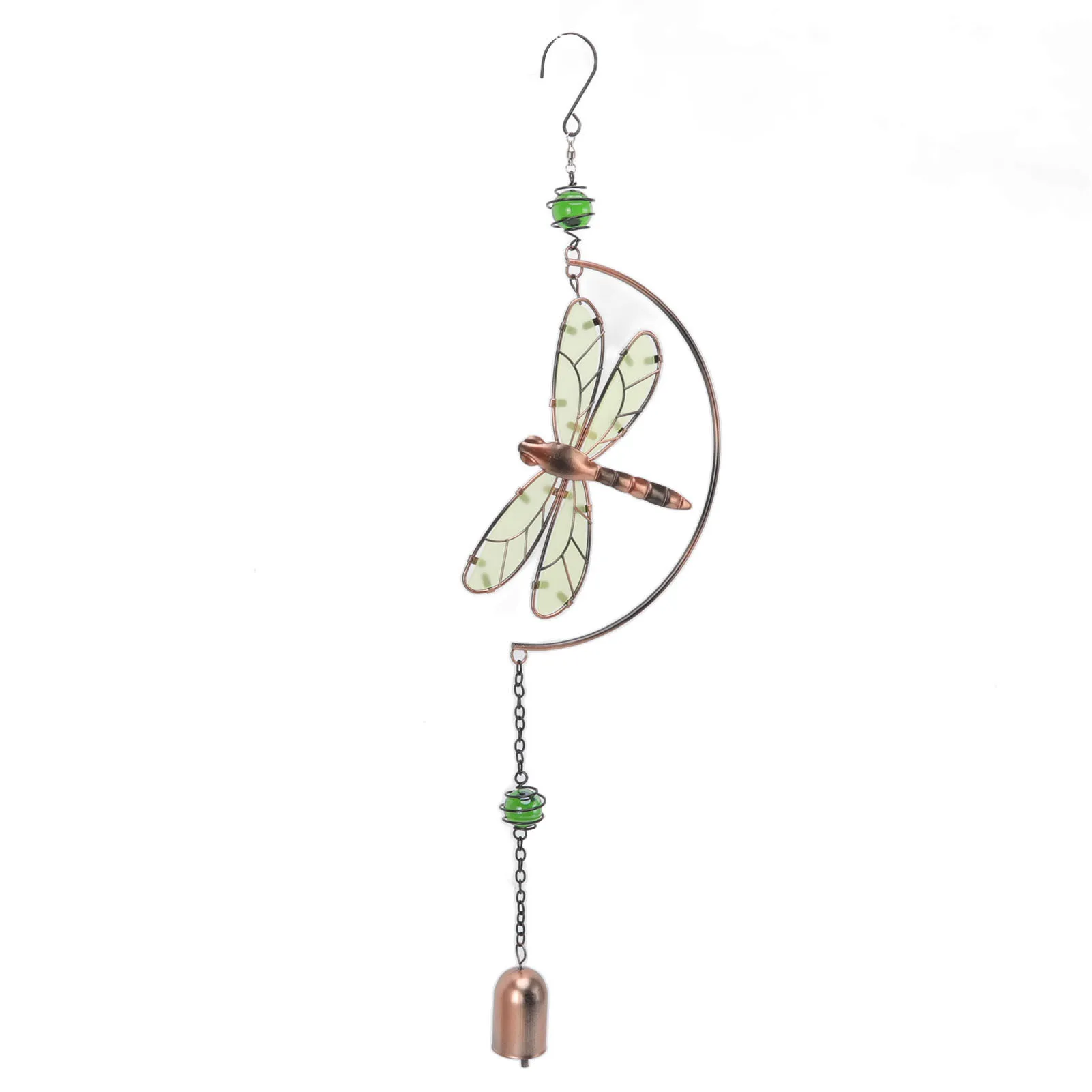 Dragonfly Wind Chimes Waterproof Melody Iron Hanging Ornaments Home Garden Balcony Decoration