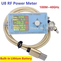 100M-40Ghz V8 TYPE-C USB RF Power Meter TTL DATA Communication Digital Display Power Detector FOR Ham Radio Amplifier 1