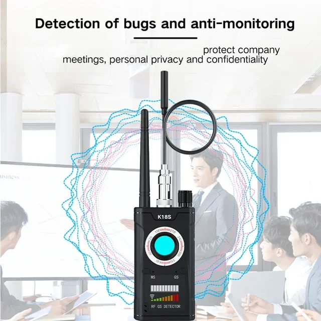 K18s Multi-function Anti Detector Camera GSM Audio Bug Finder GPS Signal lens RF Tracker Detect Wireless Camera 3