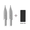 Replace EF/F Nib For MAJOHN A1/A2/A3 Press Resin Fountain Pens For Majohn A1 Ink Pen Accessories Writing Nib With Rubber Mat 5