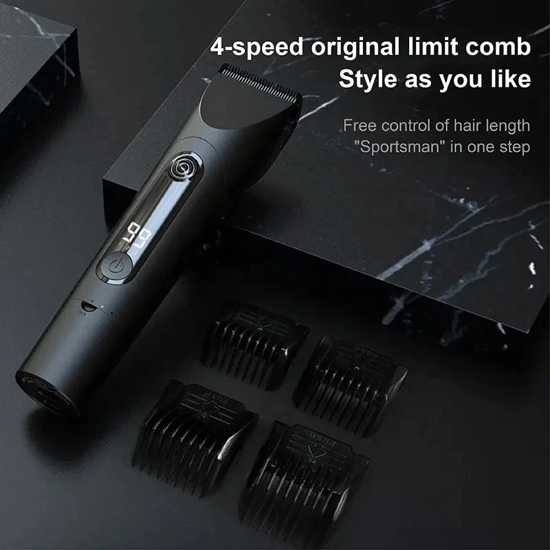 Xiaomi Mijia Hair Clipper Professional Hair Cutting Machine Hair Beard Trimmer For Men Electric Shaving Chargeable LF1 2