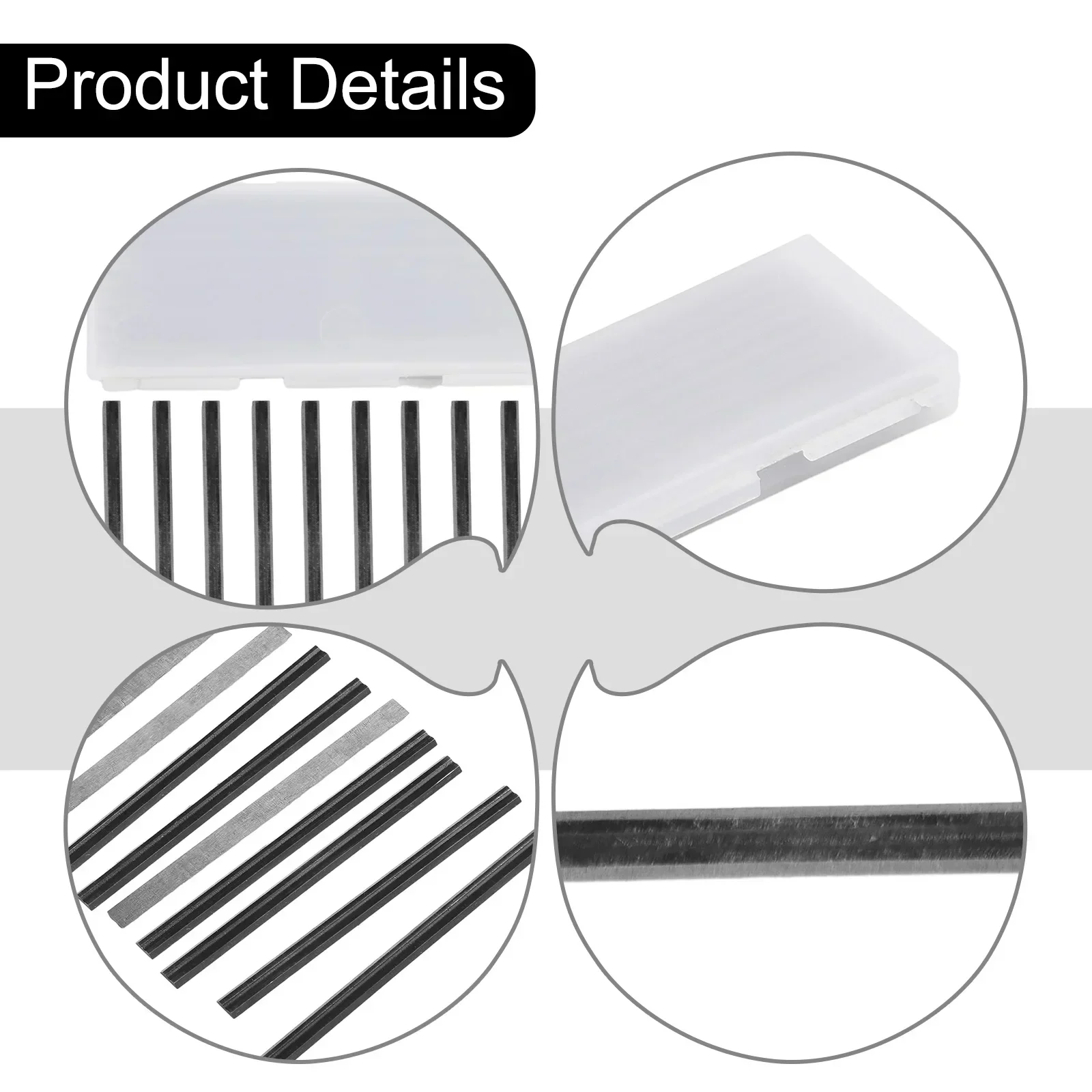 10pcs 82mm Planer Blades Electric Wood Planer Knifes For Bosch ForDeWalt ForMetabo ForMakita Woodworking Power Tools