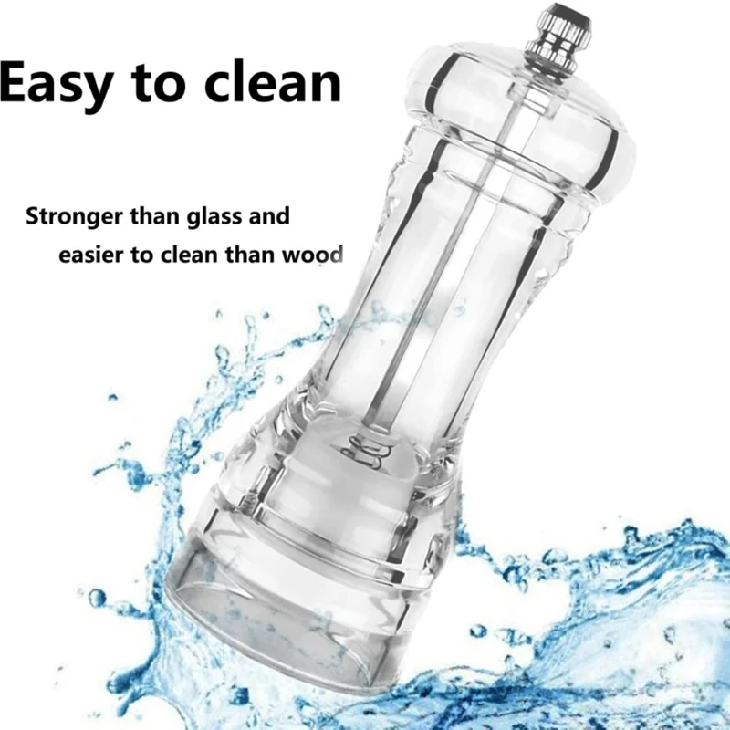 Salt And Pepper Grinder Pepper Grinder Clear Pepper Grinder Mill Salt And Pepper