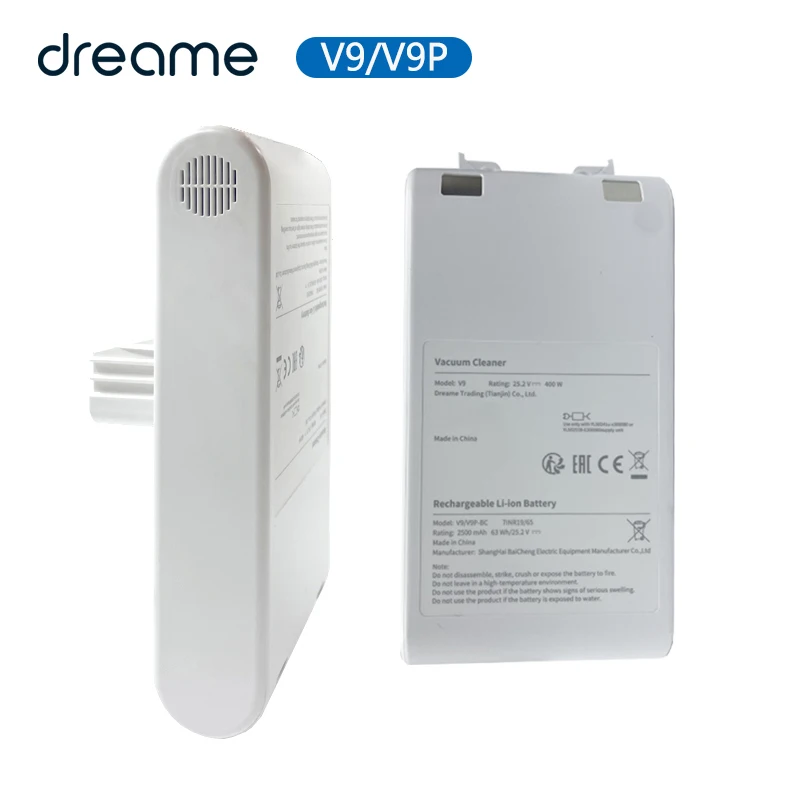 Batería Dreame V9 V9P, 25,2 V, 400W, 2500mAh
