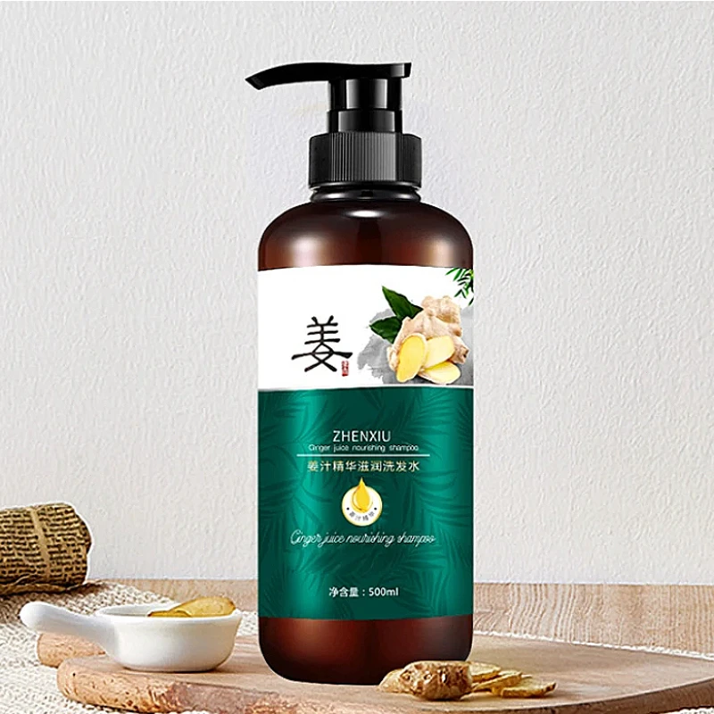 

Hair Care Ginger Shampoo Hair Growth Products Natural Anti Hair Loss Fast Growing Prevent Baldness Repair Scalp Frizzy Damaged