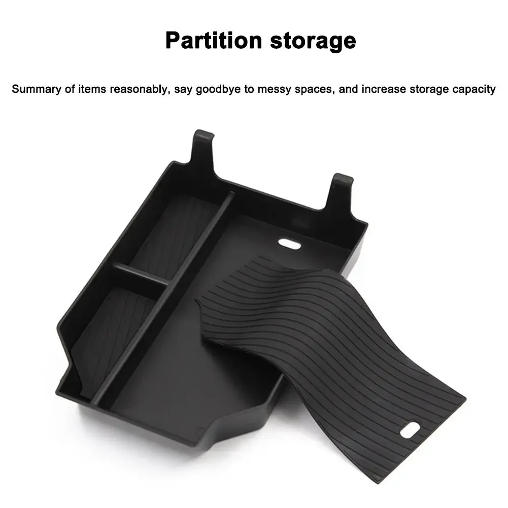 Hohe Qualität ABS Auto Zentrale Armlehne Lagerung Box Organizer Fach mit Gummi Pad für BMW X3 G45 2025 + Auto auto Zubehör – Detail 9
