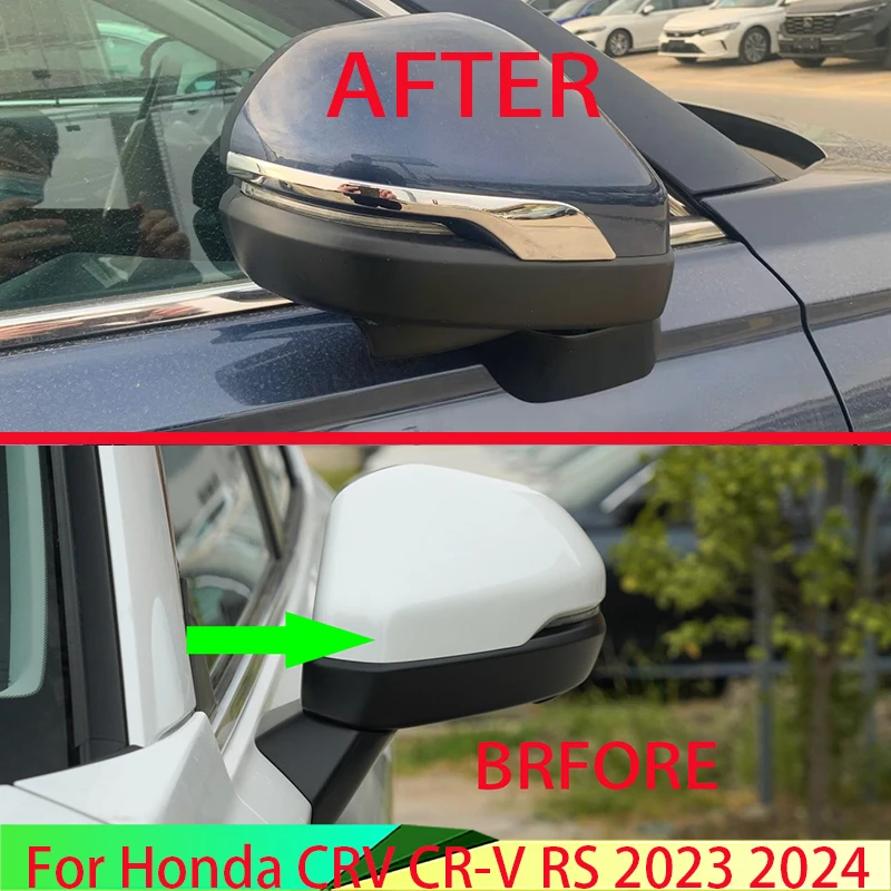 Für Honda CRV CR-V RS 2023 2024 Auto Zubehör ABS Chrome Side Spiegel  Rückansicht Flügel Abdeckung Trim Molding Lünette - AliExpress