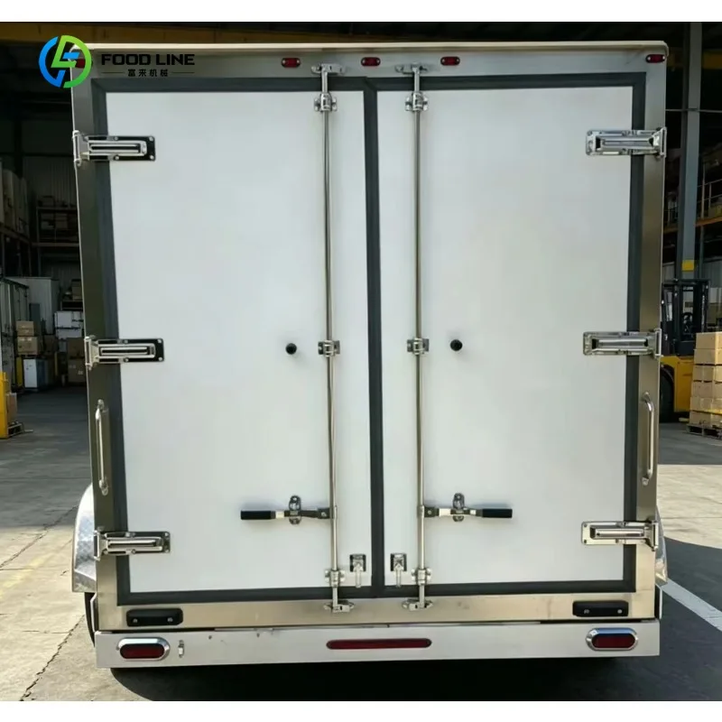 Camion Frigorifero per Stoccaggio in Celle Frigorifere, Rimorchio Refrigerato, Cella Frigorifera Mobile per Trasporto Alimenti Commerciale Personalizzato - immagine 6