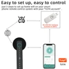 RAYKUBE Tuya BLE Fingerprint Door Lock Digital Electronic Lock with Password/Key/IC Card/ Smartlife/ Tuya APP Unlock 4