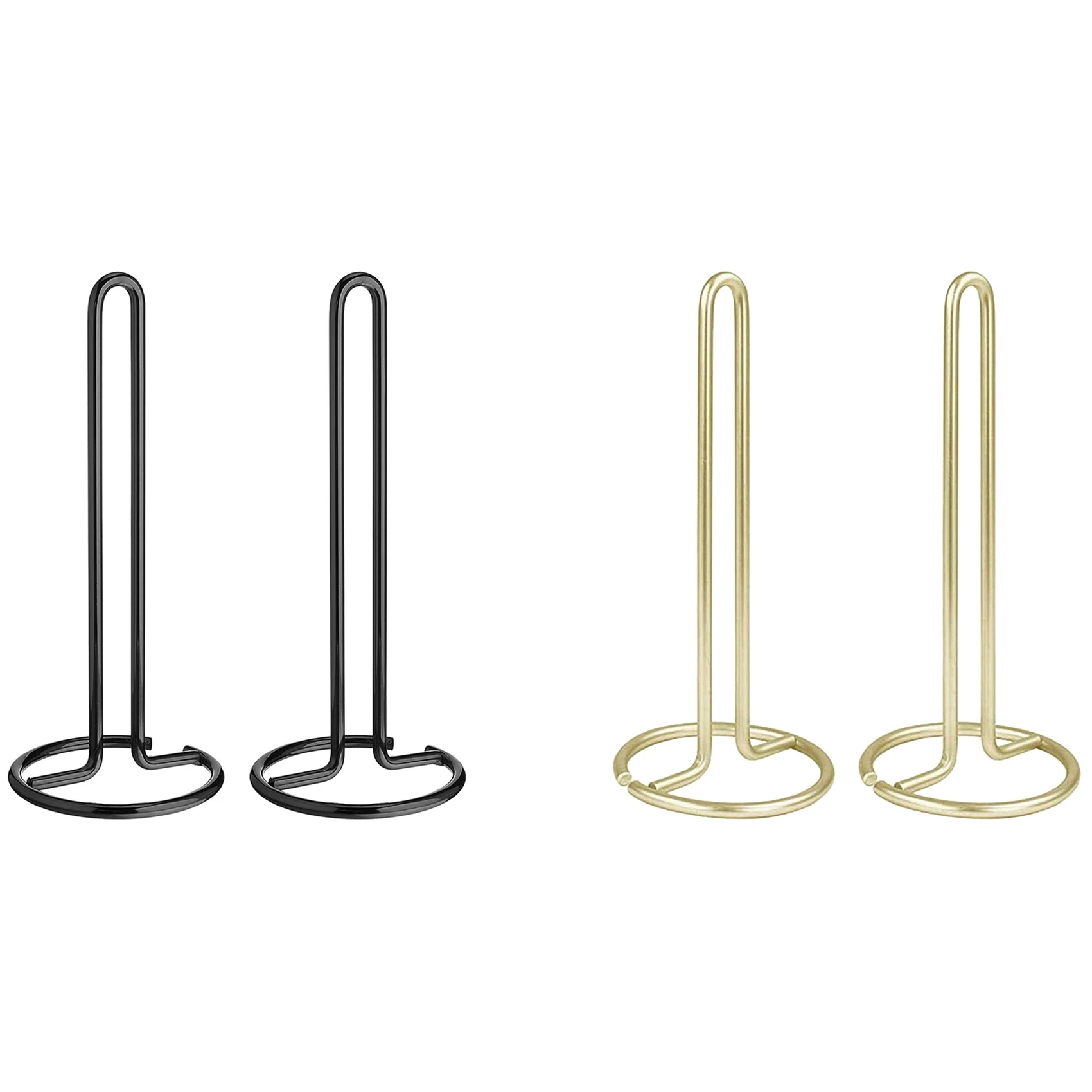 

2 Pcs Kitchen Roll Holder,Paper Towel Stand,Vertical Paper Hand Towel Rack For Home,Kitchen,Bathroom