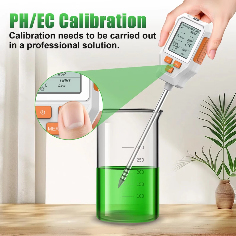 3 in 1 Soil Meter Digital LCD Detector for Garden