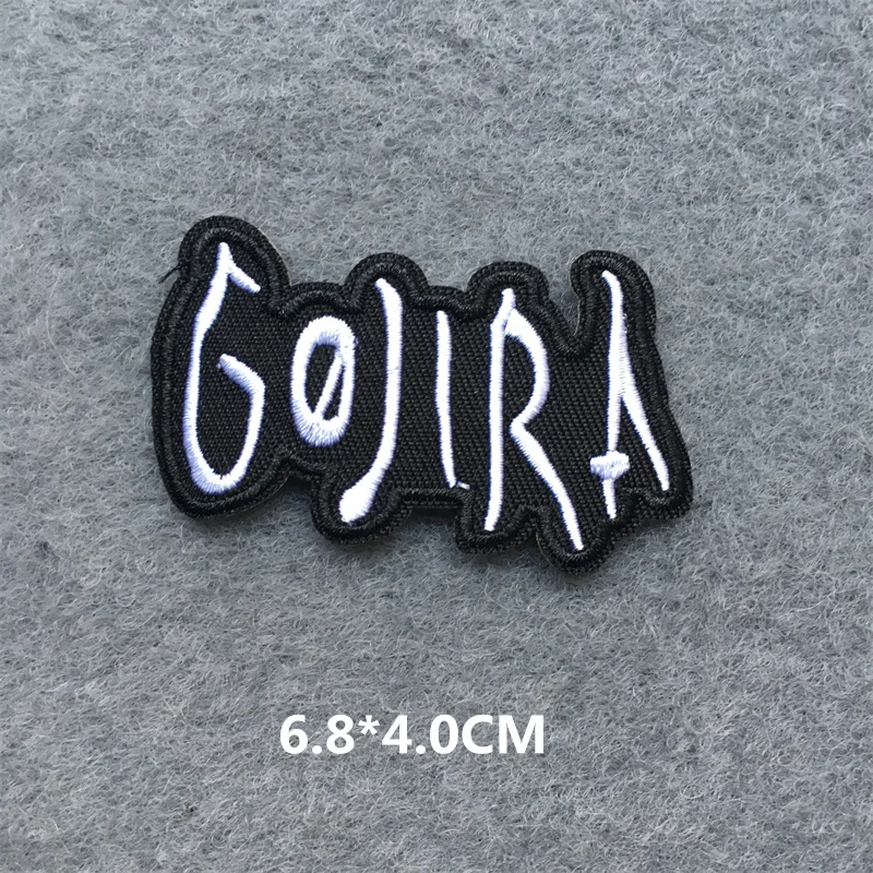 Band Rock Embroidered Patches on Clothes DIY Appliques Stripes Iron on Patches for Clothing Sewing Badges PUNK METAL MUSIC 