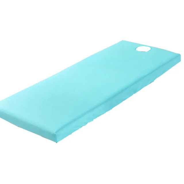 Drap-housse élastique pour table de massage, couverture complète, bande de caoutchouc, traitement SPA, trou pour la ories du visage, 70x190cm 5
