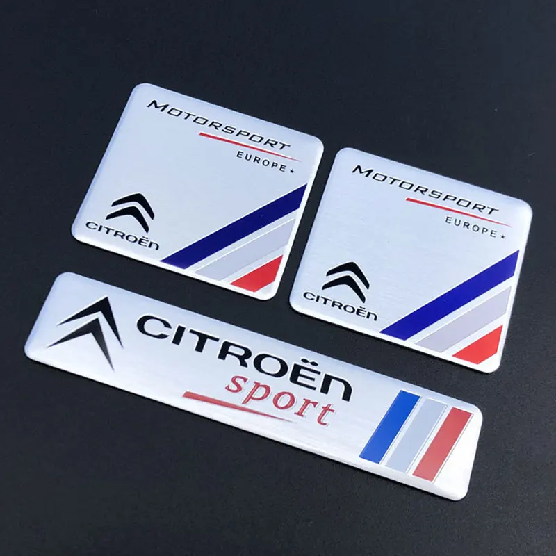 

Citroen Nameplate badge Car Stickers for Citroen C123 C4 C5 Sega DS5 LS DS6 refit Accessories Trunk Side Door Decorate label