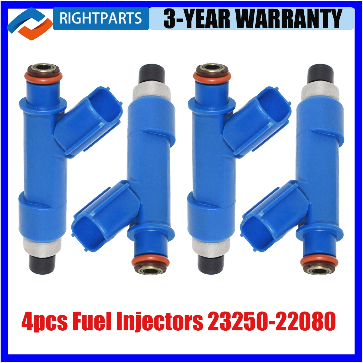 

4pcs 23250-22080 Fuel Injectors For Toyota Corolla Matrix Pontiac Vibe 1.8L 2005 2006 2007 2008 23250-0D050 2325022080 842-12324