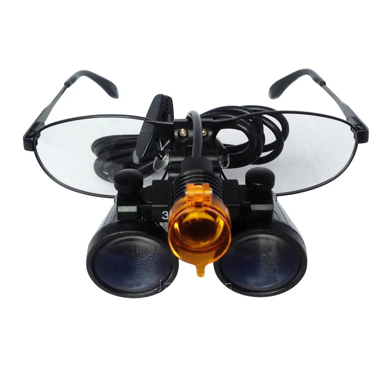 Dentist Doctor Loupe 3.5 Glass Led Head Light Optical Frame AliExpress