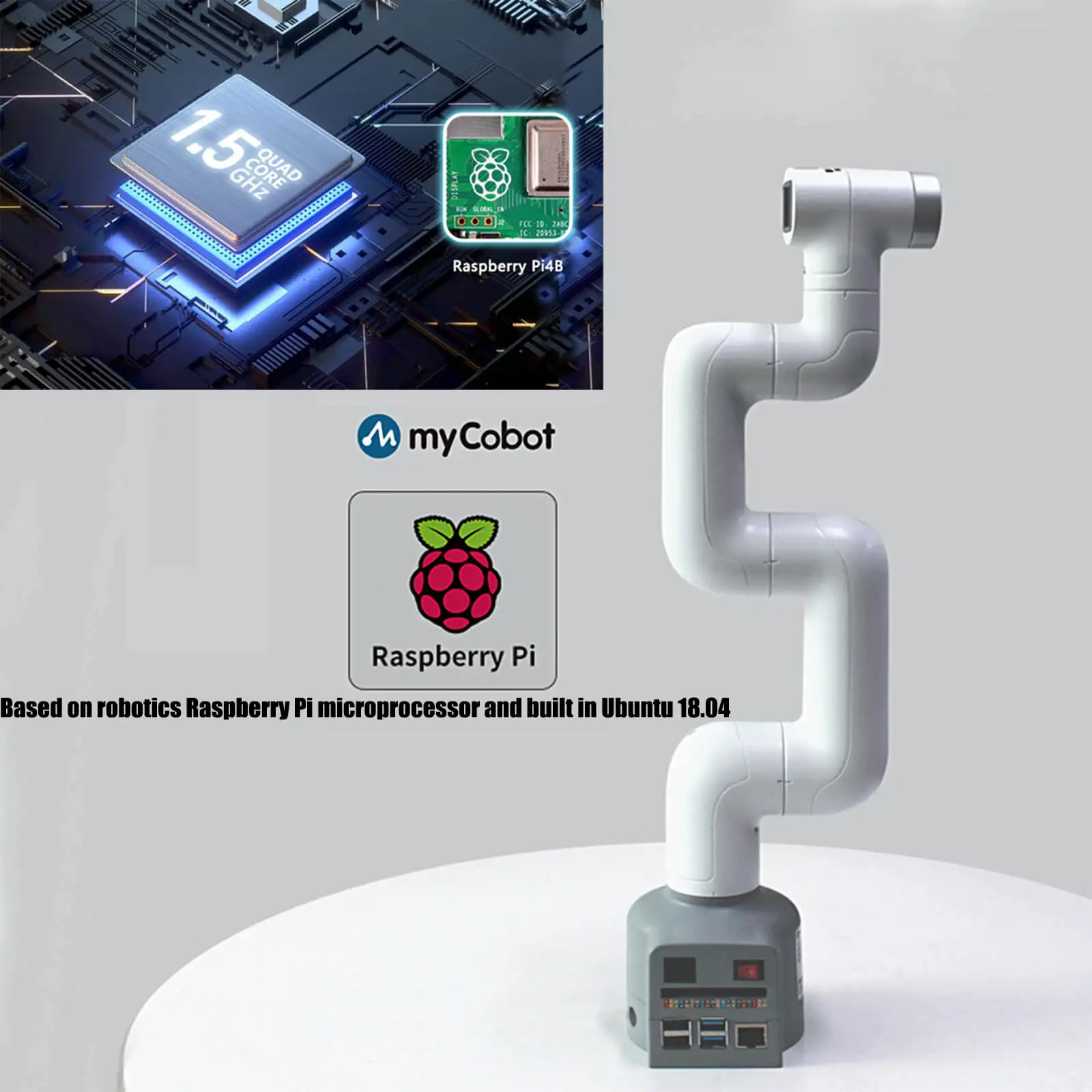 

Raspberry Pi Version 6 DOF robotic arm,robot learning kits for stuendts,Collaborative Robot