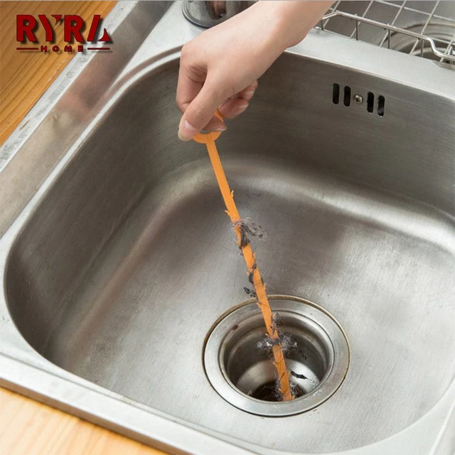 Sticks Clog Remover For Kitchen Sink Hook Sewer Drain Snake Bathroom  Accessories Drain Cleaner Dredging Spring Pipe Removal - AliExpress