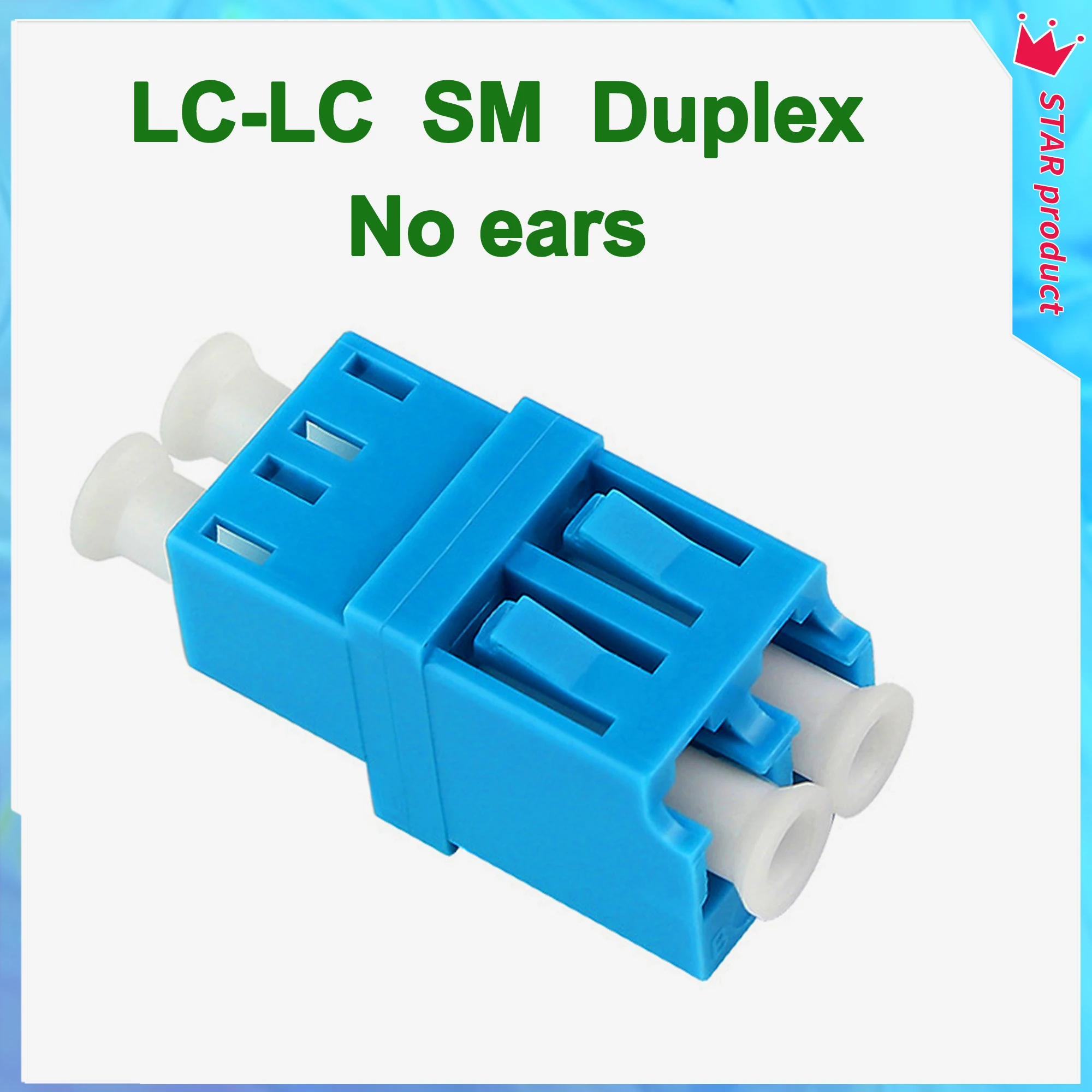 LC LC UPC Duplex Fiber Optic Coupler 50PCS SM LC Fiber optic Adapter FTTH  Fiber Flange LC Connector Free Shipping