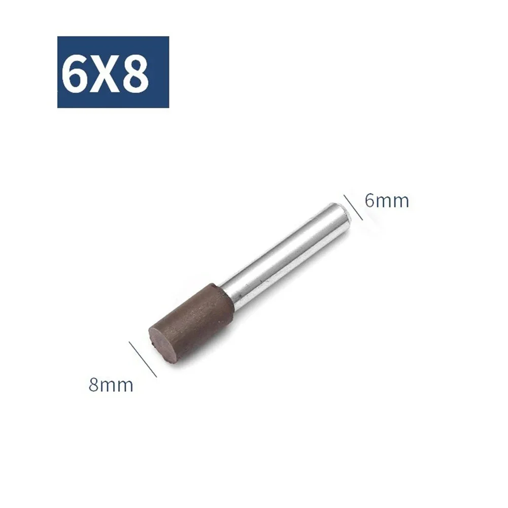 

6mm Shank Resin Sintered Grinding Head With Rod For Wood Metal Polishing 8-20mm Home Garden Power Tool Accessories