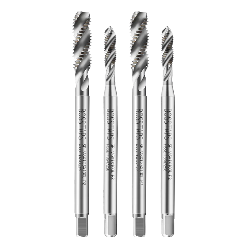 HSSE-M35 JIS Standard Long Shank 100 150 MM Spiral Fluted Tap M12 M14 M16 M3 M4 M5 M6 M8 M10 Machine