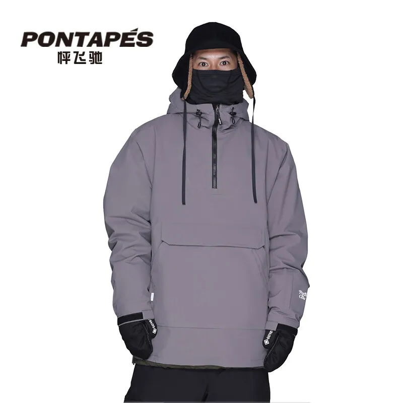 

Pontapes Ski Suit Coat New Men's and Women's Veneer Double-Board Waterproof Warm Breathable