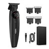 Lanmoda Professional Baldhead Hair Clipper for Barber 0 MM T Blade Men Bald Detailer Trimmer Shaver Haircut Machine Beard Razor 2