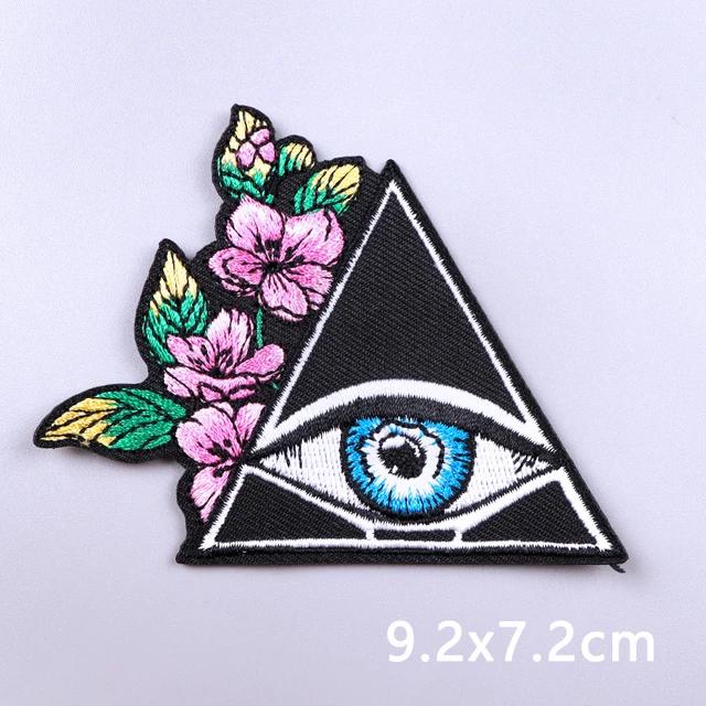 Cartoon Flower Patch Iron On Patches For Clothing Thermoadhesive Patches On  Clothes DIY Round Embroidery Patch Sewing Applique - AliExpress