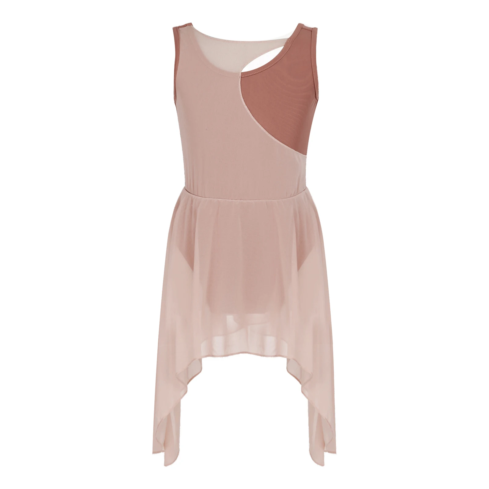 Kinder Mädchen Ballett Tanz Trikot mit Rock Lyrisches zeitgenössisches Kleid Künstlerische Gymnastik Eiskunstlauf Jersey Performance Kostüm – Detail 24