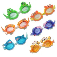 Professional Swimming Goggles Girl Cartoon Swim Glasses with Ear Plug Waterproof Anti Fog Swim Eyewear For Children Kids Gifts 1
