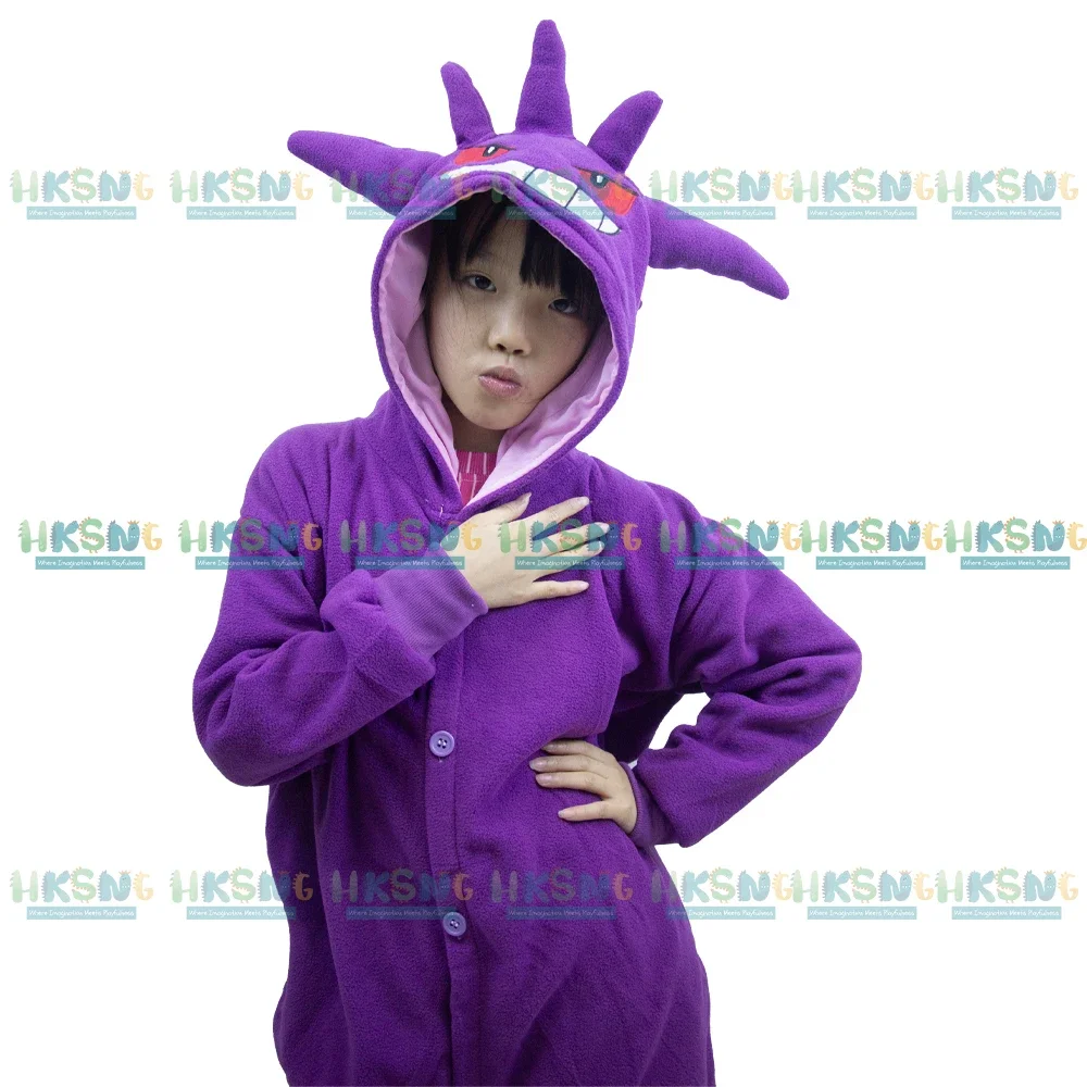 Anime XXL Cosplay Clothes Adults Gengar Onesies Kigurumis Full