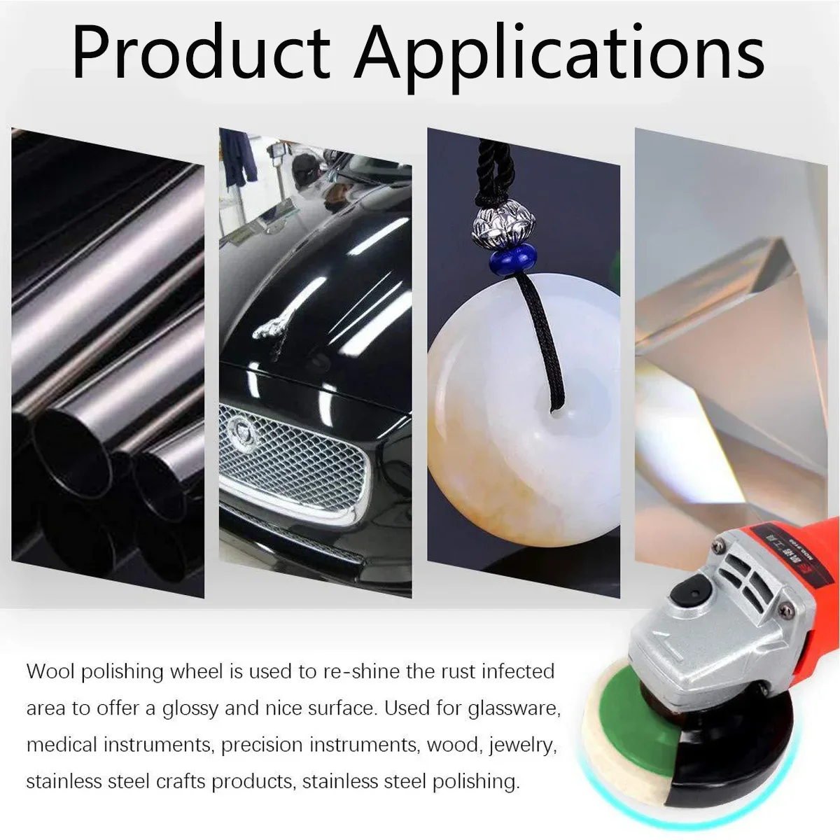 Polishing Wheel Kit 5/10 Polishing Wheels Pads