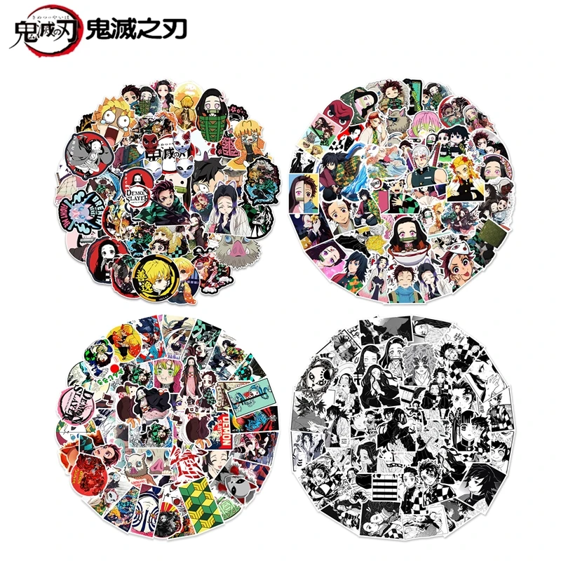 

50PCS Japanese Animation New Ghost Killing Blade Graffiti Waterproof Sticker Suitcase Notebook RefrigeratorHelmetWholesale