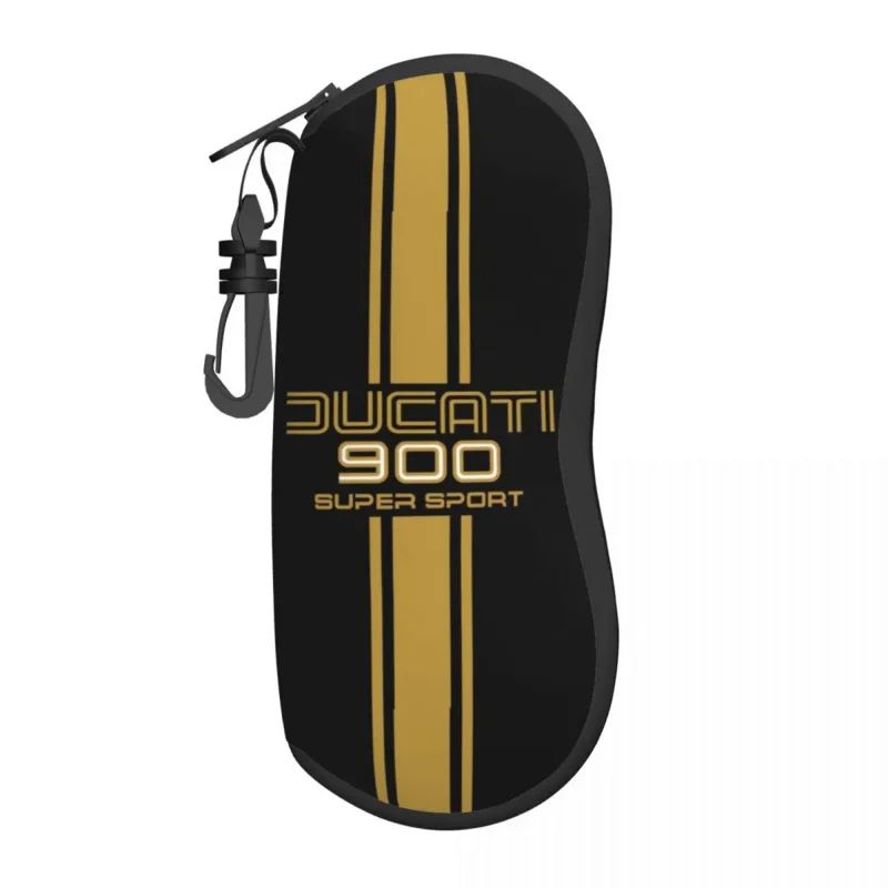 

Ducatis 900 Super Sport Graphic Eyeglass Glasses Case Men Women Soft Motorcycle Sunglasses Protective Bag