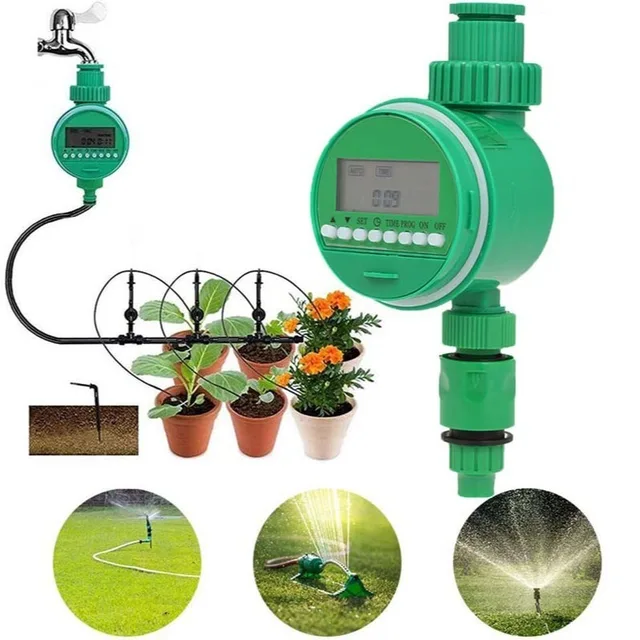 Irrigation Timer Hose Timer, Electric Faucet Water Timer Programmable Sprinkler Timer Controller for Garden Automatic Irrigation 1