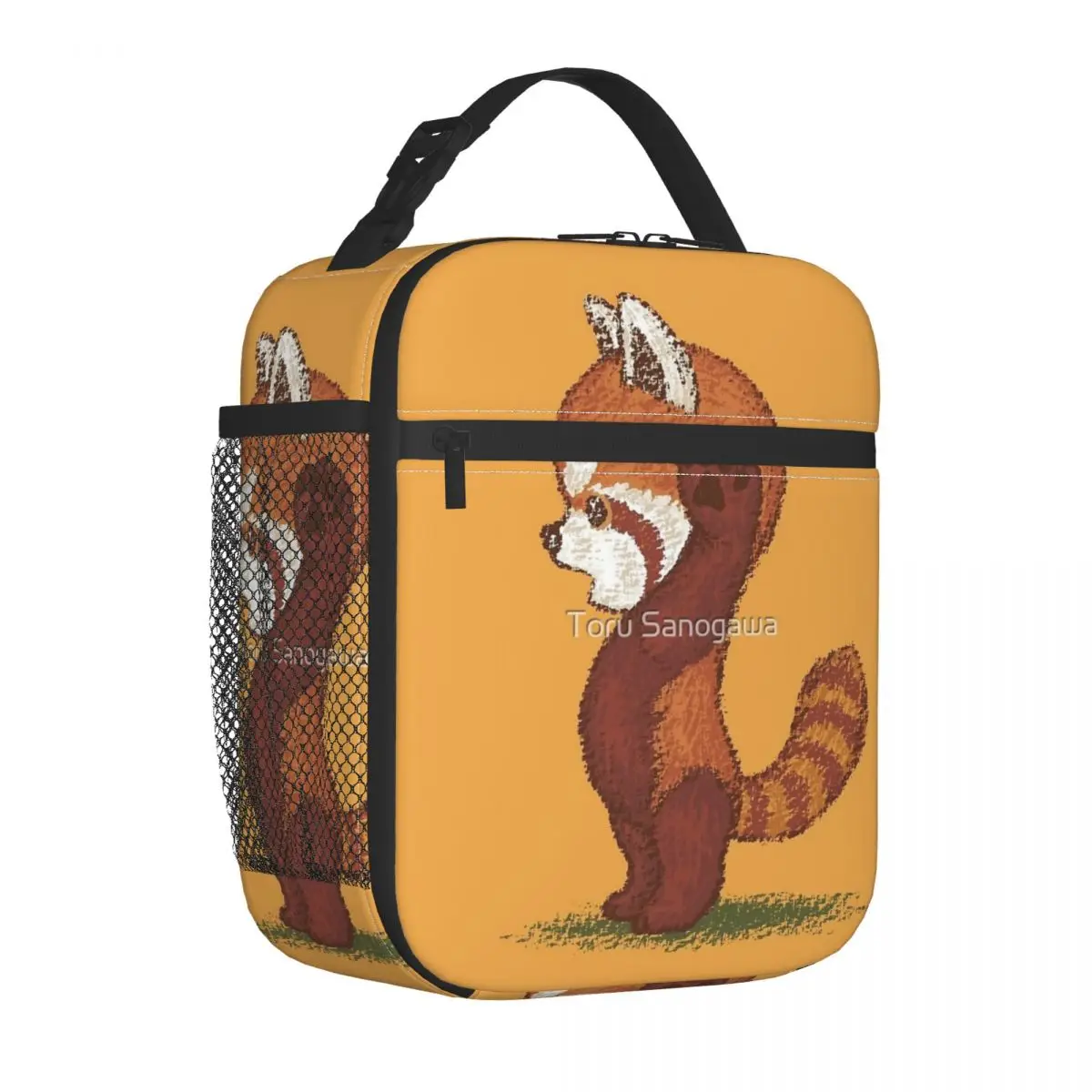 

Изолированная обеденная сумка Red Panda Surprise, праздничный портативный офисный подарок на день рождения