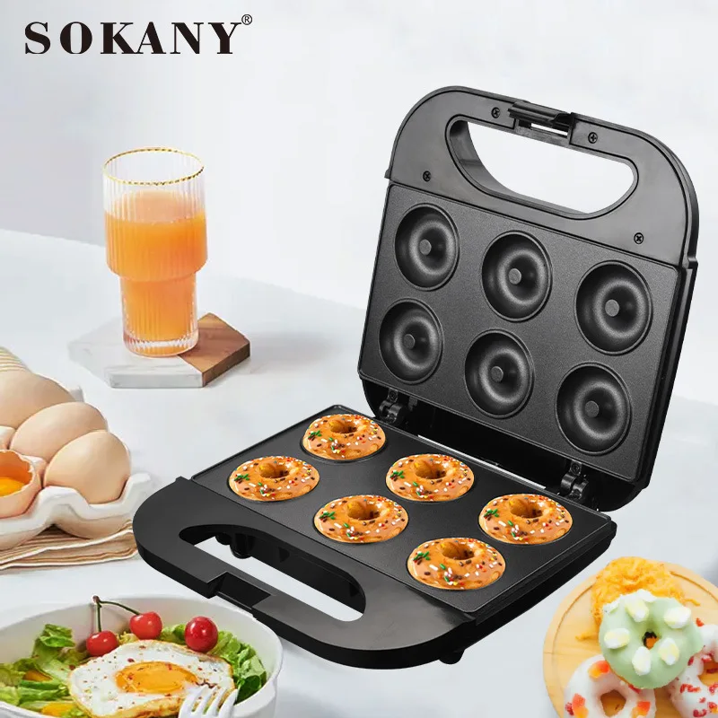SOKANY131 Donut Machine Home Fully Automatic Electric Cake Bell Mini  Baking Children's
