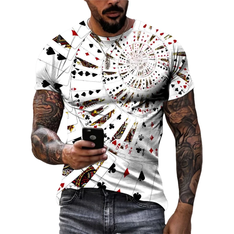 Summer-New-Cool-Personality-Poker-graphic-t-shirts-Men-Casual-Fashion ...