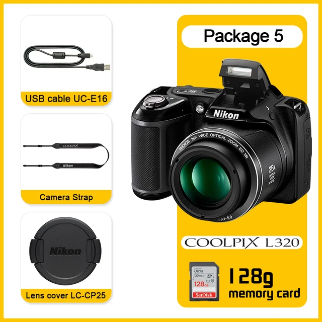 美品 Nikon COOLPIX L320 iPhone＆スマホ転送 #9063 Nikon L320 Digital Camera 26x optical zoom 16.14MP portable