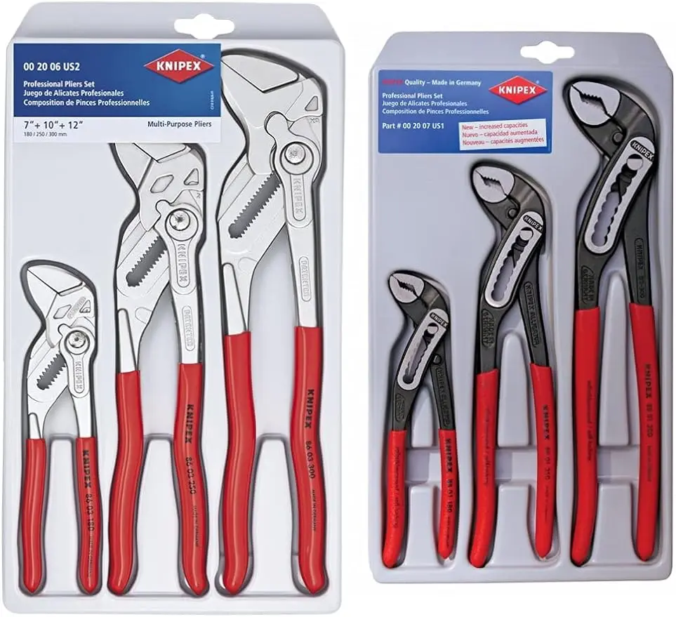 

KNIPEX Pliers Wrench and Alligator Pliers 3-Piece Set