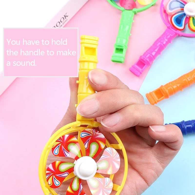 Kids Whistle Windmill Toy 10-50 Pcs For Pinata Stuffing Carnival Prizes Boys Girls Birthday Gifts School Party Favors Bulk Toys Gift