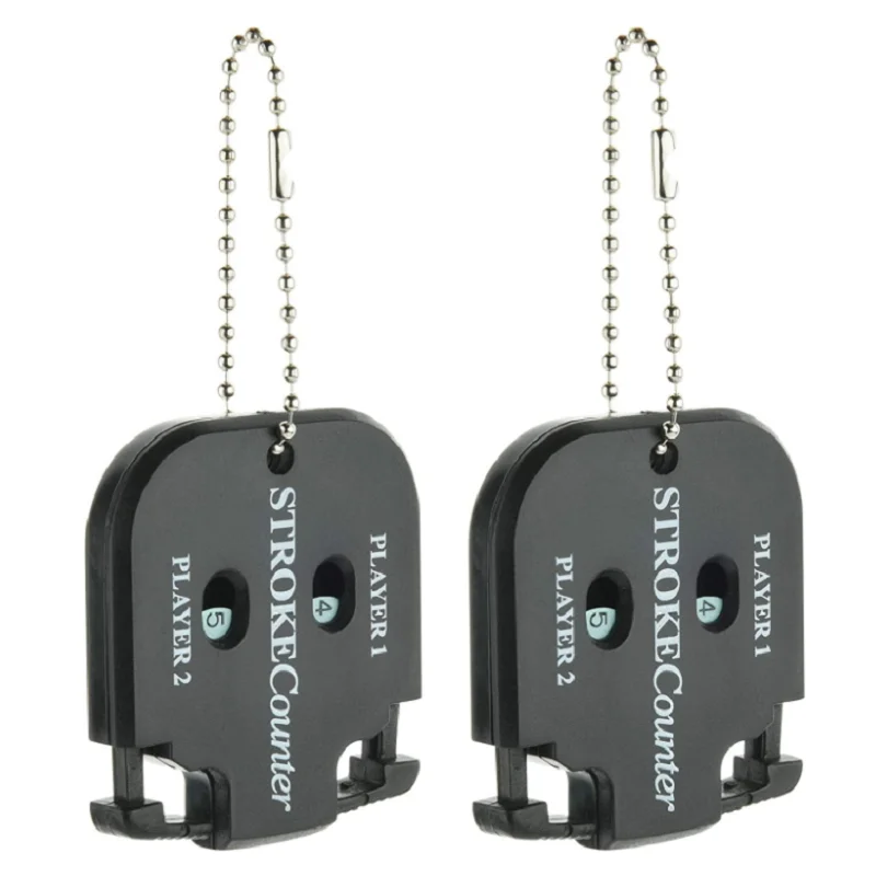 

Pack of 2 Mini Golf Score Shot Stroke Counter Clicker Keychain for Golf Game Scorekeeper Outdoor Sport Scoreboard