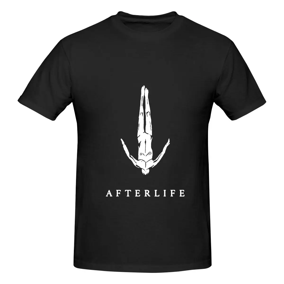 

High Quality 100% Cotton Afterlife Men's Basic Short Sleeve T-Shirt