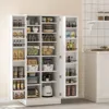 Pantry Cabinet,59" Tall White Kitchen Storage Cabinet with 2 Doors and Adjustable Shelves, Food Storage Freestanding Cupb 1