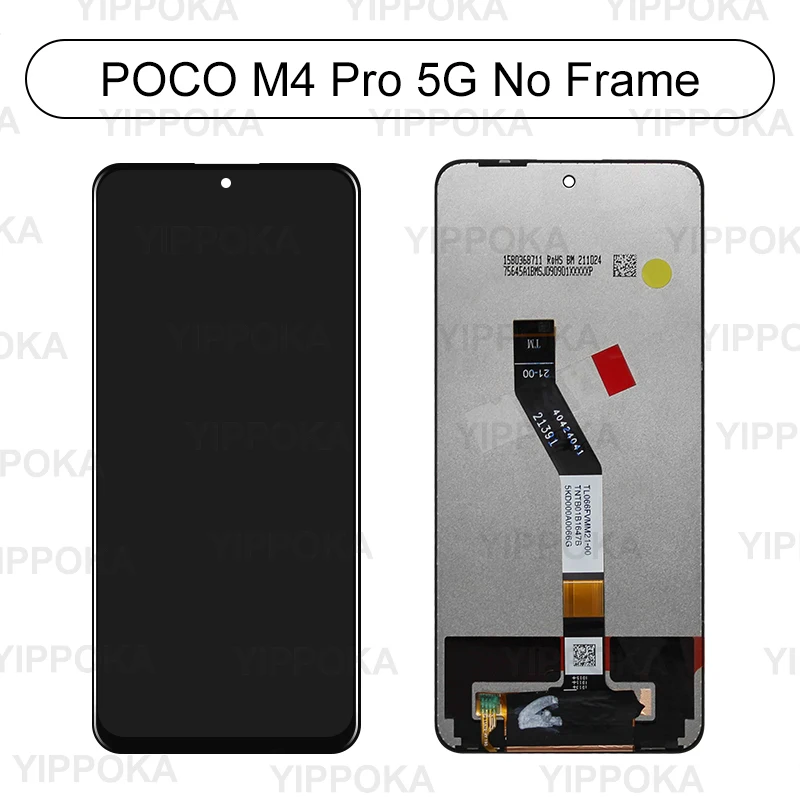 per Xiaomi Redmi Note 11S 4G Display LCD per Xiaomi Redmi Note 11 4G Sostituzione dello Schermo per Xiaomi Poco M4 PRO 4G Touch Screen Digitalizzatore