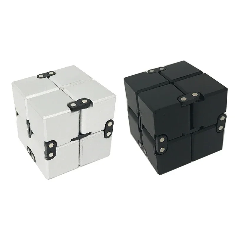 Infinite Magic Cube Release The Pressure Decompression Toys Vent Children Adult  Puzzle  Boy RelaxOffice Entertainment Metal