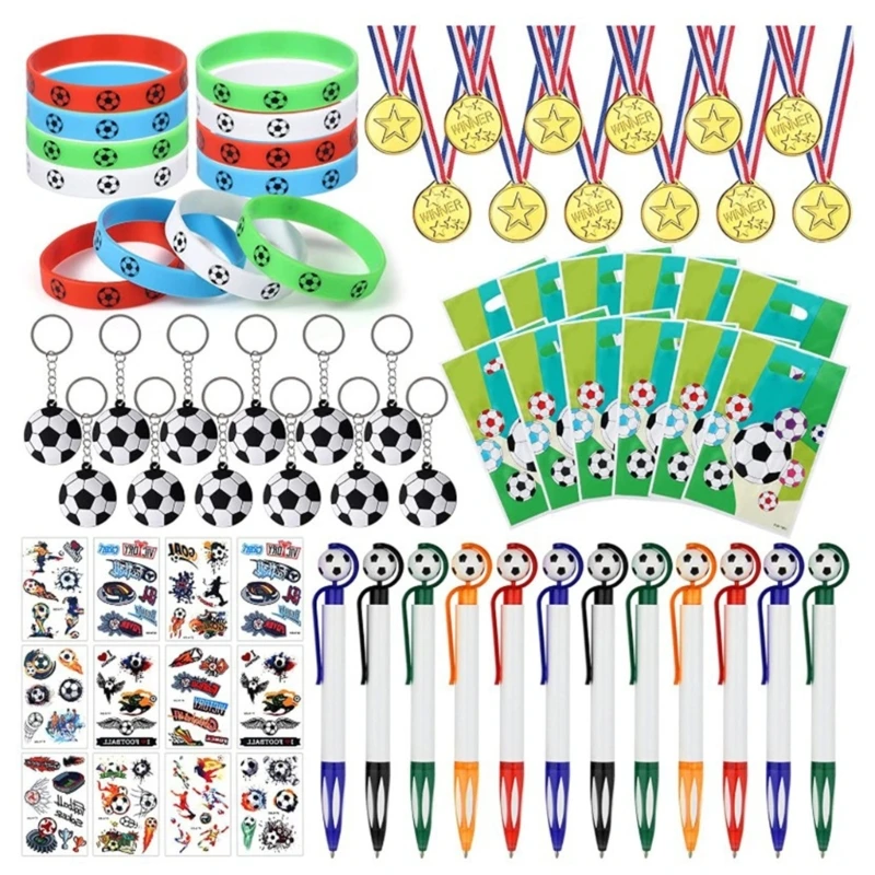 

Football Party Bags Soccer Celebration Pack for Kids Adult Invites Fillers Bags Fun Supply Must Own for Birthday Parties