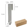 Bathroom Shower Door Back Hook Stainless Steel Hooks Glass Door Shower Towel Rack  Bathroom Bathrobe Hanger Holder Hooks 5